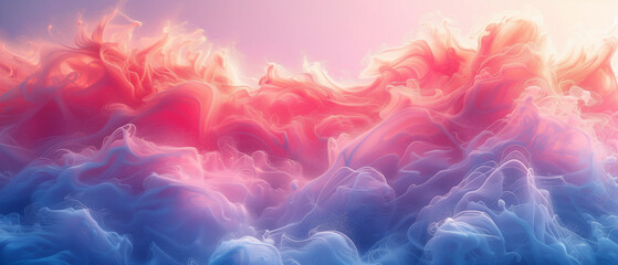 Abstract smoke background in pastel colors