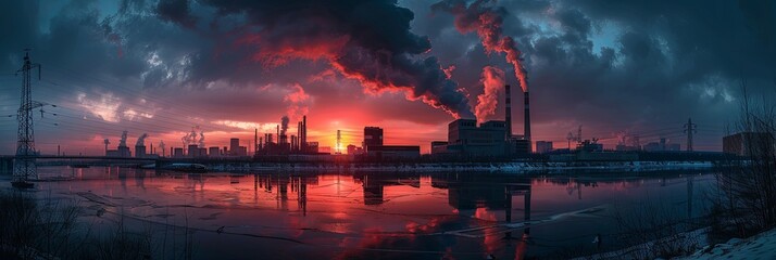 Sunrise at the Industrial Giant's Feet