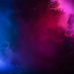 Vibrant, abstract retro vibe background template with gradient colors, spray texture, bright light, grainy noise, and grungy, empty space.
