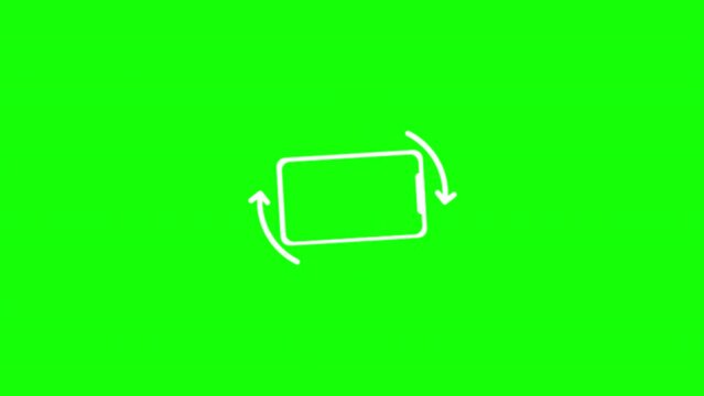 Animation of phone rotate with arrow