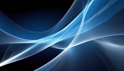 Blue-white plasma graphics, gradients, stylish and sophisticated