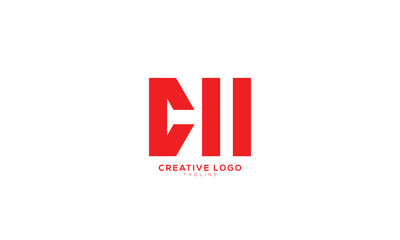 Fototapeta premium C2 CN Abstract initial monogram letter alphabet logo design