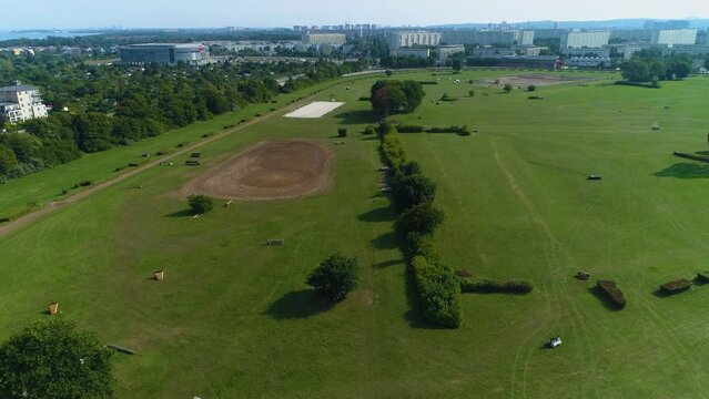Hippodrome Equestrian Center Sopot Hipodrom Osrodek Jezdziecki Aerial Poland