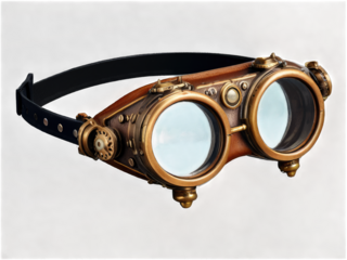 Vintage steampunk glasses hyper victorian era f