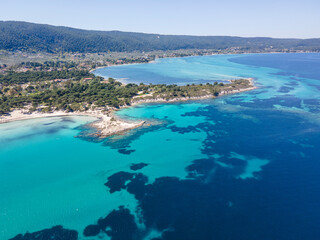 Obraz premium Sithonia coastline near Karydi Beach, Chalkidiki, Greece