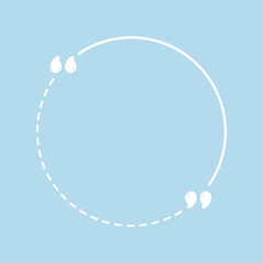 Quote in frame with quotation marks on colored background. Bubble quote boxes with brackets. Banners for quotation. Isolated text box for comment and message. Vector illustration.