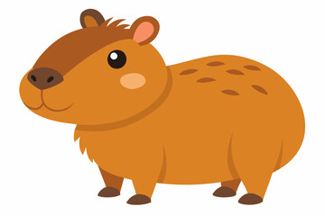 Obraz na płótnie Canvas capybara vector illustration