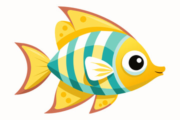 butterflyfish vector illustration