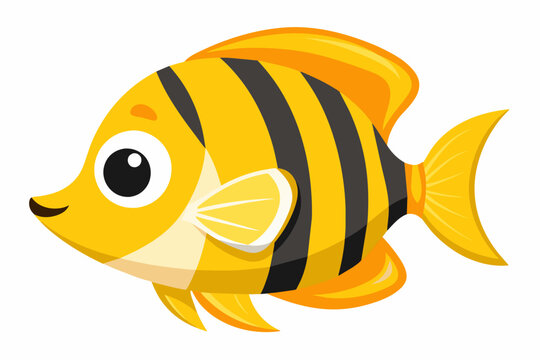 butterflyfish vector illustration