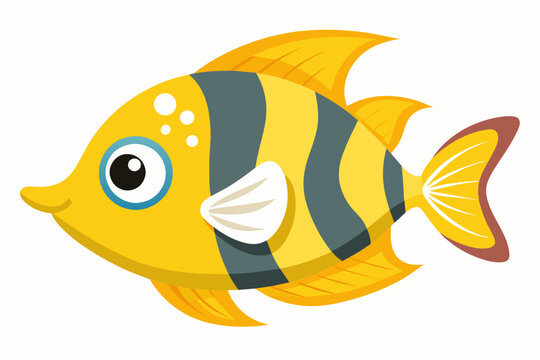 butterflyfish vector illustration