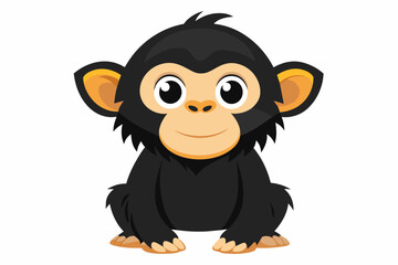 bonobo vector illustration
