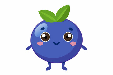 blueberry vector illustration
