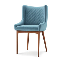 Modern Cushion and Armchair isolated on transparent background PNG Image. Generative AI.