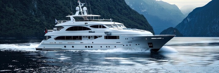photo of a motor yacht on the water 