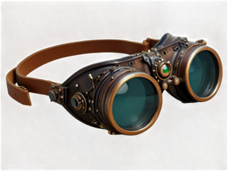 Vintage steampunk glasses hyper victorian era f