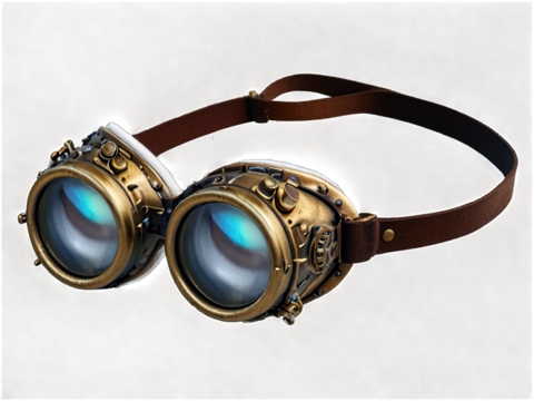 Vintage steampunk glasses hyper victorian era f