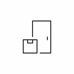 delivery home door contactless icon