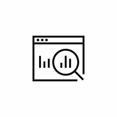 search analytics application service icon