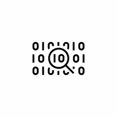 binary code search programming icon