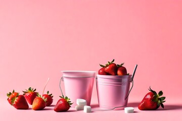 strawberries in a glass