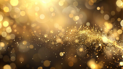 Elegant gold background with booked and shiny light