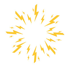 Comic effect on transparent background	
