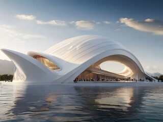 a high-tech opera house, generative ai