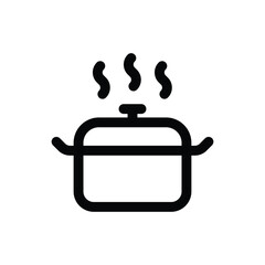 Simple Pot icon. The icon can be used for websites, print templates, presentation templates, illustrations, etc	