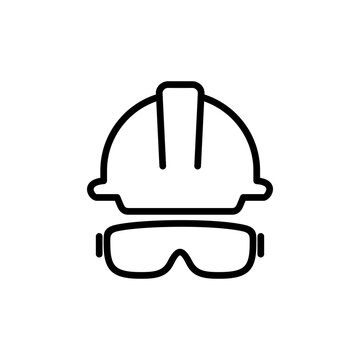 Helmet icon vector isolated on white background. Motorcycle helmets. Racing helmet. construction helmet icon. Safety helmet