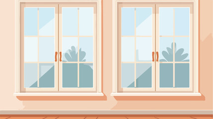 Vector Windows Plastic Glosed illustration interior