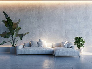 living room wall suitable for mockup, hyperrealistic, photorealistic, architecture, ultra realistic lighting