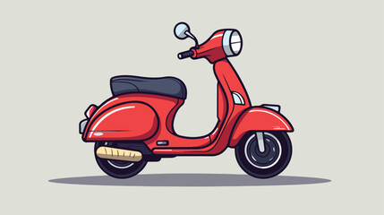 Vespa motorbike icon vector illustration symbol des