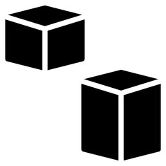 Cube Solid Icon