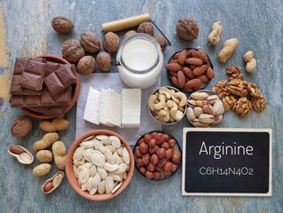 Healthy high arginine foods. Food sources of arginine include nuts, dairy, pumpkin seed, dark...