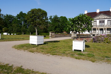 Schlossgarten Schloss Oranienbaum bei W&ouml;rlitz im Dessau-W&ouml;rlitzer Gartenreich
