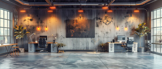 Vintage Industrial Space with Exposed Brick and Wooden Accents, Perfect for Artistic Endeavors