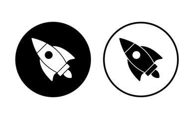 Rocket icon set. Startup icon vector.