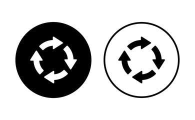 Recycle icon set. Recycling vector icon.