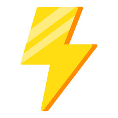 Lightning thunder icon