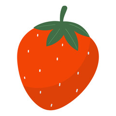 Strawberry fruit illustration