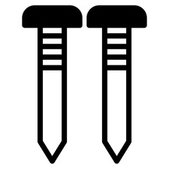 construction nail icon