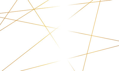 Luxury premium shiny golden geometric lines overlap design for cosmetic product cover background. Vector geometric luxury golden lines for banner, template, book cover, cosmetic product cover.  