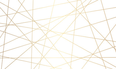 Luxury premium shiny golden lines background. Geometric luxury golden banner, template, t-shirt design. Vector, illustration