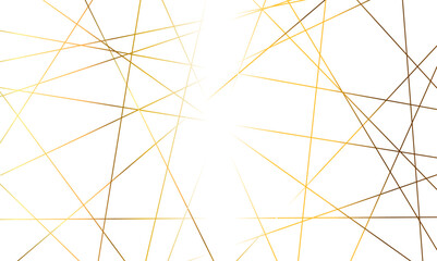 Obraz premium Luxury premium shiny golden lines background. Geometric luxury golden banner, template, t-shirt design. Vector, illustration