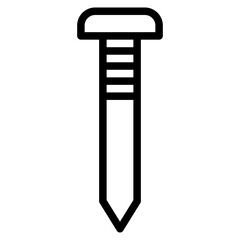 construction nail icon