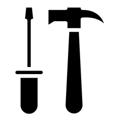 hammer and screwdriver