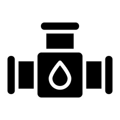 pipe, plumbing icon