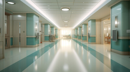 Hallway the emergency room