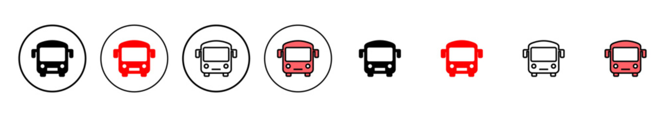 Bus icon vector illustration. bus sign and symbol. transport symbol