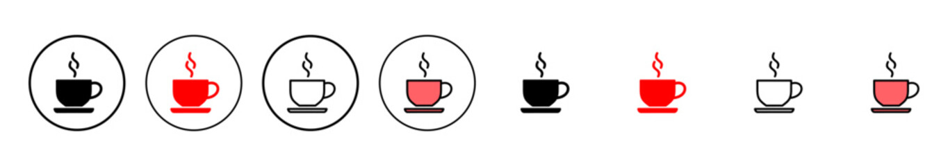 coffee cup icon vector illustration. cup a coffee sign and symbol